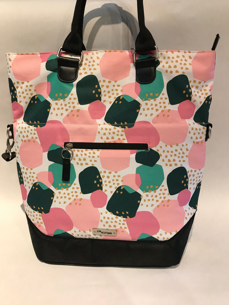 Pannier Single Multicolor Pink green White Po Camp Pedego