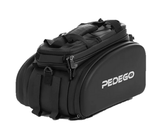 Pedego Convertible Trunk Bag - Black - State of MN eBike (This item has been discontinued.)