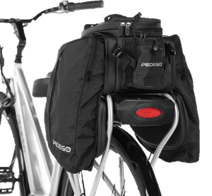 Pedego Convertible Trunk Bag - Black - State of MN eBike (This item has been discontinued.)