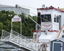 Load image into Gallery viewer, COMPLETED - Pedego Weekday Midday Tour 2023 3 - Wednesday, July 12, 10:30 AM - RIVER CRUISE ($25) Fort Snelling and Bohemia Flats from Pedego MH (EASY) - 26 miles RT